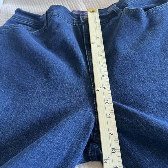 Gloria Vanderbilt Jeans Womens 16 Blue Amanda Stretch Denim High Rise Classic - Picture 9 of 14